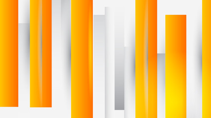 Abstract white orange contrast stripes background. Abstract White Yellow and Orange Colored Background with Diagonal Stripes. Vector Geometric Minimal Pattern. Modern Sleek Texture