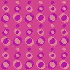 Rounded abstract seamless pattern - accent for any surfaces.
