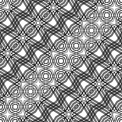 Design seamless monochrome zigzag pattern - 444548640
