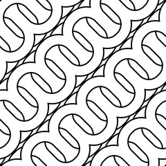 Design seamless monochrome zigzag pattern