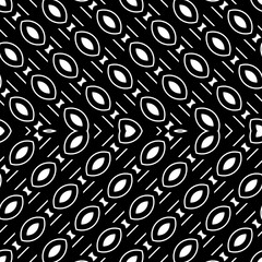 Design seamless monochrome zigzag pattern - 444549065