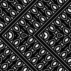 Design seamless monochrome zigzag pattern - 444549249