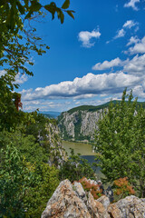 A view over the river Danube from the Ciucaru Mare peak