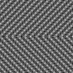 Design seamless monochrome zigzag pattern - 444549649