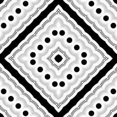 Design seamless decorative lacy pattern - 444550080