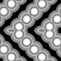 Design seamless zigzag decorative pattern - 444550873