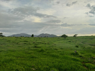 amazing landscape beautiful mountain range of Ceará Brazil very good climate and lovely with bush dirt roads. sun, mountain, trees and a beautiful view