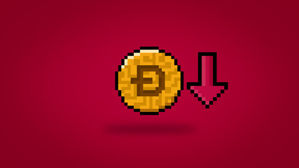Pixel dogecoin decreasing in value