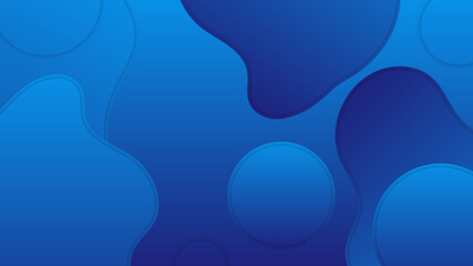 Minimal geometric background. Dynamic blue shapes composition with lines. Abstract background modern hipster futuristic graphic. Vector abstract background texture design, bright poster, banner