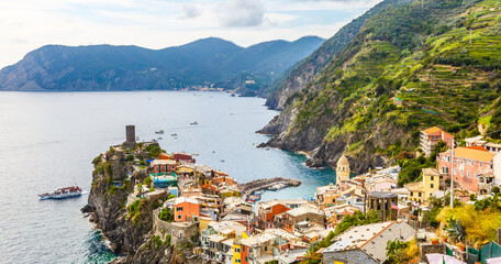 Riomaggiore, Cinqueterre, Cinque Terre National Park, liguria, italy