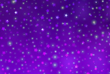 Dark Purple, Pink vector pattern in Christmas style.