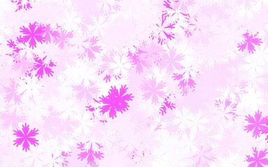 Naklejka na ściany i meble Light Purple vector elegant background with flowers.