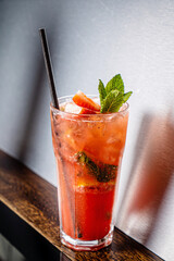 tasty cocktail in the bar