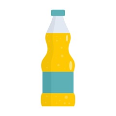 Soda icon flat isolated vector