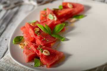 Watermelon delicious food styled
