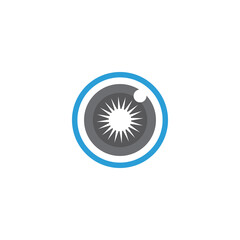 Eye Care logo template, vision vector design