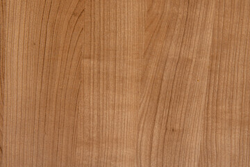 Varnished wooden planks with a delicate brown grain. Vector wood texture.