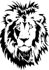 lion head vector