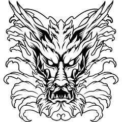 The Water Dragon Japan Silhouette