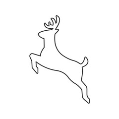 Deer icon isolated on white background. Animal symbol modern, simple, vector, icon for website design, mobile app, ui. Vector Illustration
