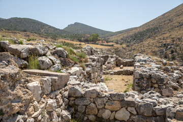 Fototapeta na wymiar Mycenae, Greece. Views of the ancient city. 