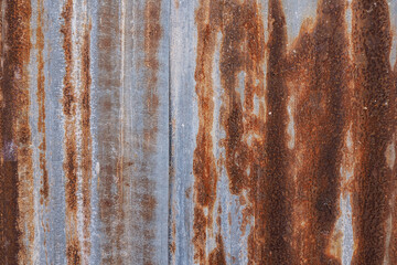 Rusted galvanized texture for background.