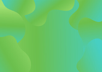 Abstract colorful green blue curve background