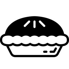 pie solid line icon