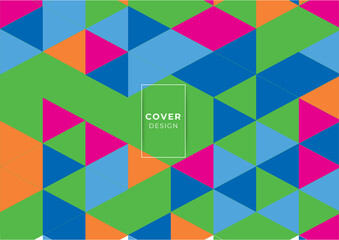 Abstract background with minimal geometric shapes. 