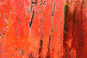 Metal texture with scratches and cracks which can be used as a background