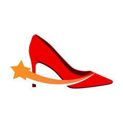 Illustration Vector Graphic of Star High Heels Logo. Perfect to use for Fashion Company