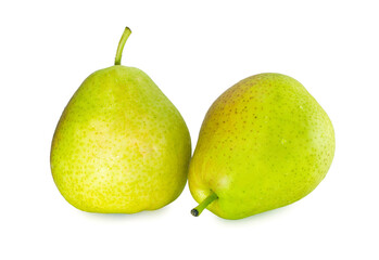 pears isolated on white background.