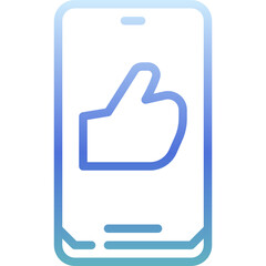 like gradient icon