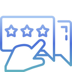 rating gradient icon