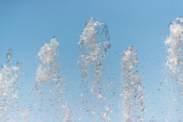 water fountain in the sky