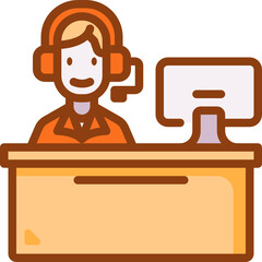 support Two Tone icon