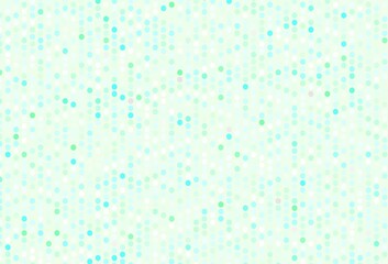 Light Green vector template with circles.