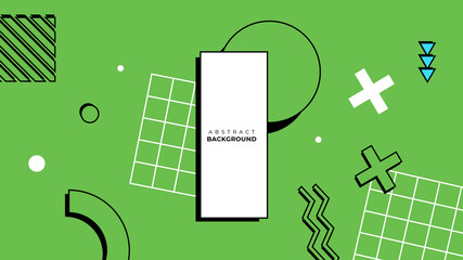 Modern abstract background with pastel blue memphis elements and retro-themed posters, banners and website landing pages. Memphis style covers. Collection of cool bright covers. Abstract shapes