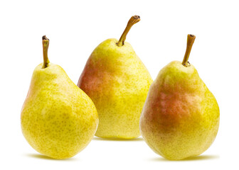 Pears isolated on white background