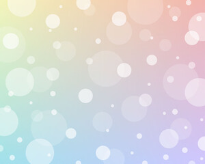 Rainbow soft pastel bokeh background