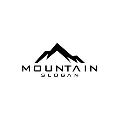 Mountain logo design vector