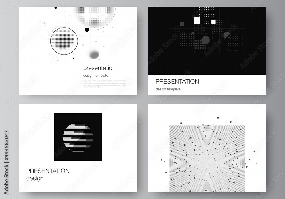 Poster vector layout of the presentation slides design business templates, template for presentation brochu