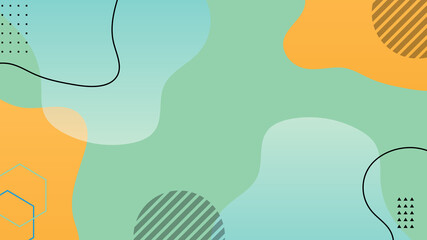 Gradient geometric shape abstract background