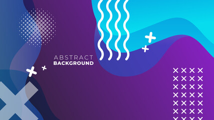 Gradient geometric shape abstract background