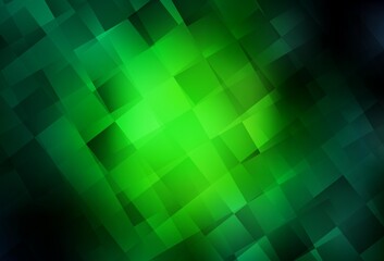 Fototapeta premium Dark Green vector background in polygonal style.