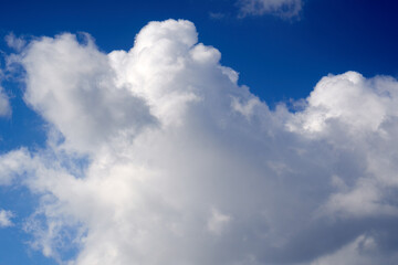Impressive summer clouds. Abstract nature background.
