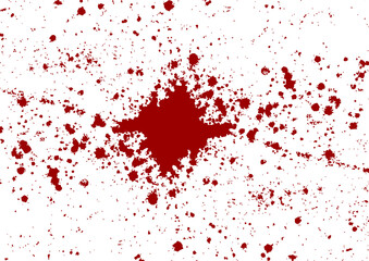 vector splatter red blood color isolated background design. illustration vector design.