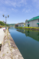 Fototapeta na wymiar 2021年、初夏の小樽運河