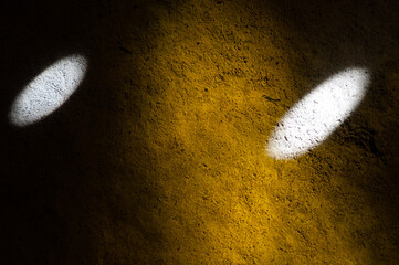 Concrete background with white spots