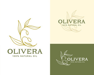 Olive Oil Logo Template Design Vector, Design Concept, Creative Symbol
